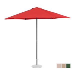 Uniprodo Parasol groot - rood - zeshoekig - Ø 270 cm