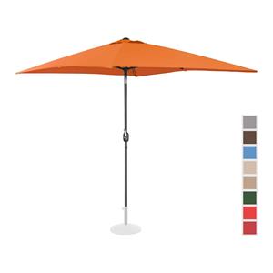 Uniprodo Parasol groot - oranje - rechthoekig - 200 x 300 cm - kantelbaar