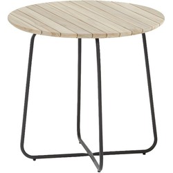 4SO Axel Bistro Dining Tafel Teak dia. 73 cm