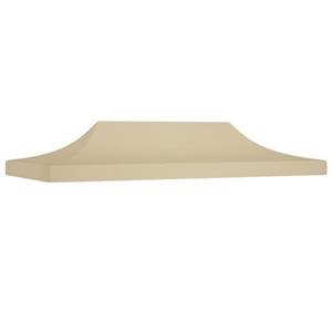 VidaXL Partytentdak 270 g/mÂ² 6x3 m beige