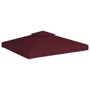 Prieeldak 2 Lagen 3x3m 310 G/m² Bordeaux