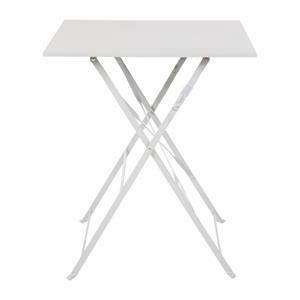 Bolero vierkante opklapbare stalen tafel grijscm