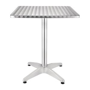 Bolero alumiminium tafel met RVS bladcm