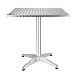 Bolero vierkante RVS bistrotafelcm