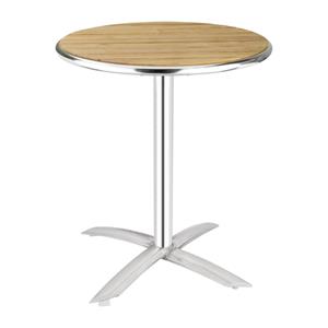 Bolero ronde tafel met kantelbaar essenhouten bladcm