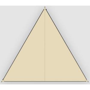 BENT Schaduwdoek Verbindbares Sonnensegel â€žTC-Zip-Canvas Singleâ€œ