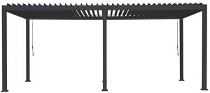 Suns Overkapping vierkant XL Rota 360 cm x 720 cm Matt royal grey