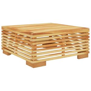 VidaXL Tuintafel 69,5x69,5x31 Cm Massief Teakhout