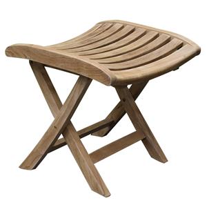 AVH-Collectie Beverly voetenbank teak inklapbaar