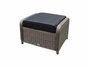 AVH-Collectie Ibiza XL voetenbank 63x55xH43 cm grijs