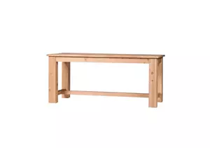 Industrielemeubelshop Douglashout tuintafel Dyon met dwarsbalken