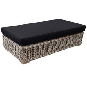 AVH-Collectie Nissah voetenbank 143x75xH43 cm naturel rotan - nagata black