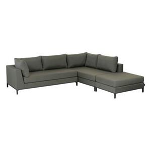 Exotan Loungeset Buiten Capri - Aluminium - Groen - 60x246x262