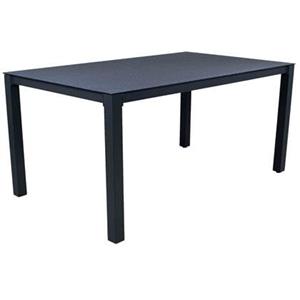 Giga Meubel Tuintafel Aluminium Antraciet 160cm - Tafel Dante