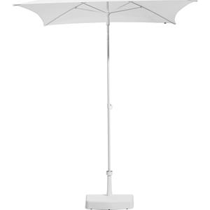 Sonnenschirm, quadratisch, LxB 1600 x 1600 mm, Gestell weiß, weiß