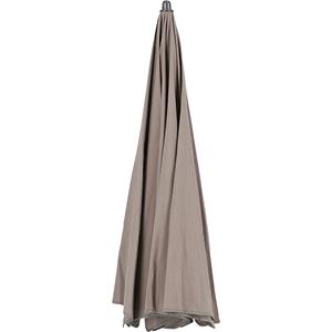 Sonnenschirm, rundes Design, Ø 2000 mm, Gestell anthrazit, taupe