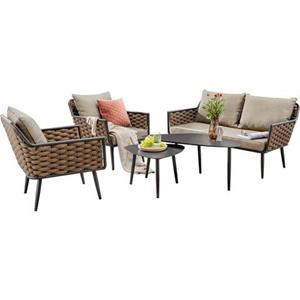 Destiny Tuinset Ravenna 1 bank, 2 fauteuils, 2 tafels (12-delig)