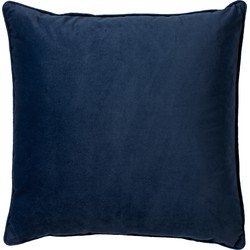 Dutch Decor FINN - Sierkussen velvet 45x45 cm -  Insignia Blue - donkerblauw - 