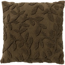 Dutch Decor HOJA - Kussenhoes 45x45 cm Military Olive - groen - 