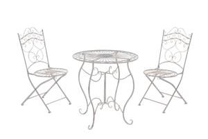 KantoormeubelenPlus Bistroset Hyvinkaa set van 3, Wit