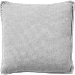 Dutch Decor BOWIE - Sierkussen 45x45 cm - van gewassen katoen - Micro Chip - grijs - 
