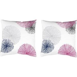 Kissenhülle ¦ rosa/pink ¦ Maße (cm): B: 50 H: 50  - Möbel Kraft
