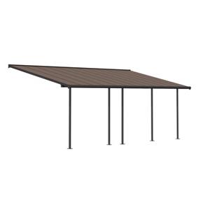 Canopia Palram -  | Capri 739x295x299cm Terrasoverkapping Donkergrijs Brons