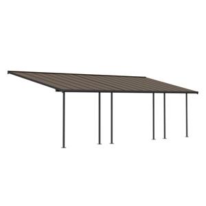 Canopia Palram -  | Capri 924x295x299cm Terrasoverkapping Donkergrijs Brons