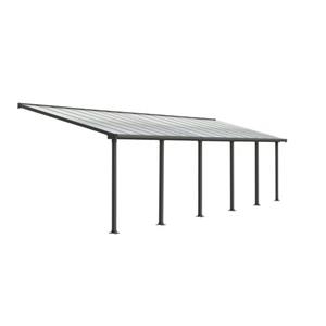 Canopia Palram -  | Olympia 924x294cm Terrasoverkapping Donkergrijs Helder