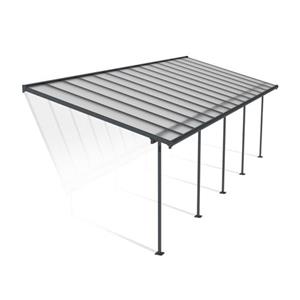 Canopia Sierra Terrasoverkapping 3x8.6m Dondergrijs
