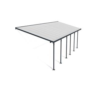 Canopia Feria Terrasoverkapping 3x8.5m Dondergrijs