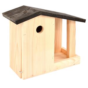 Esschert Design Vogelhuisje/nestkast en voedertafel 24.4 cm -