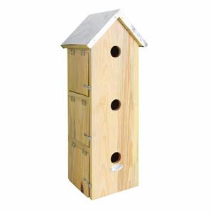 Best for Birds Houten vogelhuisje/nestkastje mussenvilla 51 cm -