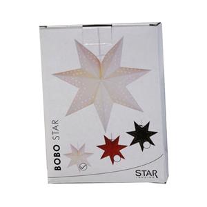 STAR TRADING Papierstern Bobo, 7-Zacker in Weiß Ø 34 cm