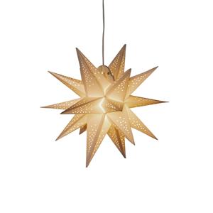 Konstsmide Christmas LED sfeerlamp papieren ster 3D wit, dimbaar