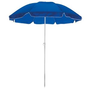 Verstelbare strandparasol blauw 145 cm diameter -