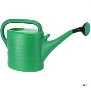 Gieter 10Ltr Groen met Zwarte Kop 56X19X33,7Cm