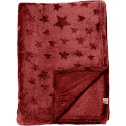 STARLIGHT - Plaid 150x200 cm Rood - Kerst decoratie