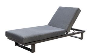 Yoi Kazoku lounger alu dark grey