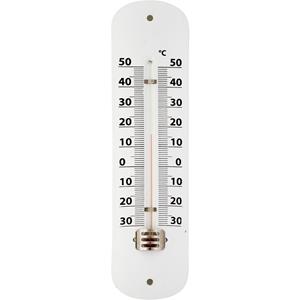 Thermometer wit voor binnen en buiten -