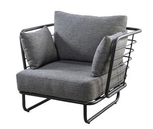 Yoi Taiyo lounge chair alu black/panther black
