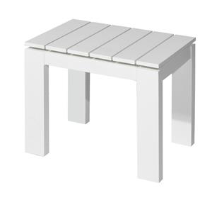 Max&Luuk Morris side table 50x40 cm alu white