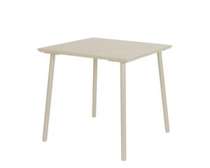 Max&Luuk George table 80x80x75 cm alu pearl grey