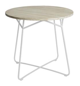 Max&Luuk Lily table diameter80x74 cm stonewhite