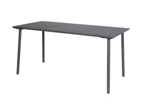 Max&Luuk George table 160x80x75 cm alu anthracite
