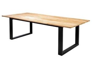 Yoi Kaihou table 240x100cm. alu black/teak