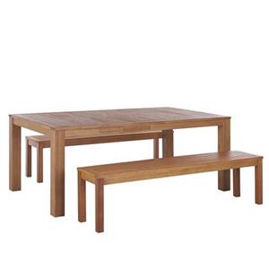 Beliani MONSANO Tafel met bank 190x105x76