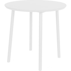 Max&Luuk George table diameter80x75 cm alu white