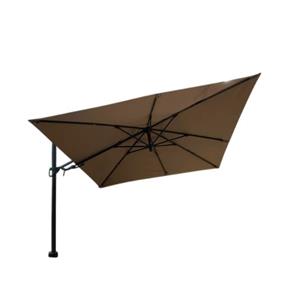 Borek Barletta vrijhangende zweefparasol 3x3 m. taupe 