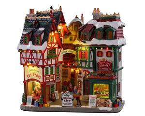 Lemax - Santa'S Chalet mit 4,5V-Adapter Art.-Nr. 15742